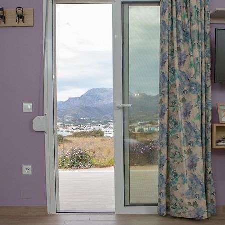 Studio Athena With Panoramic View Of Makrygialos Pilanísmata Exterior foto