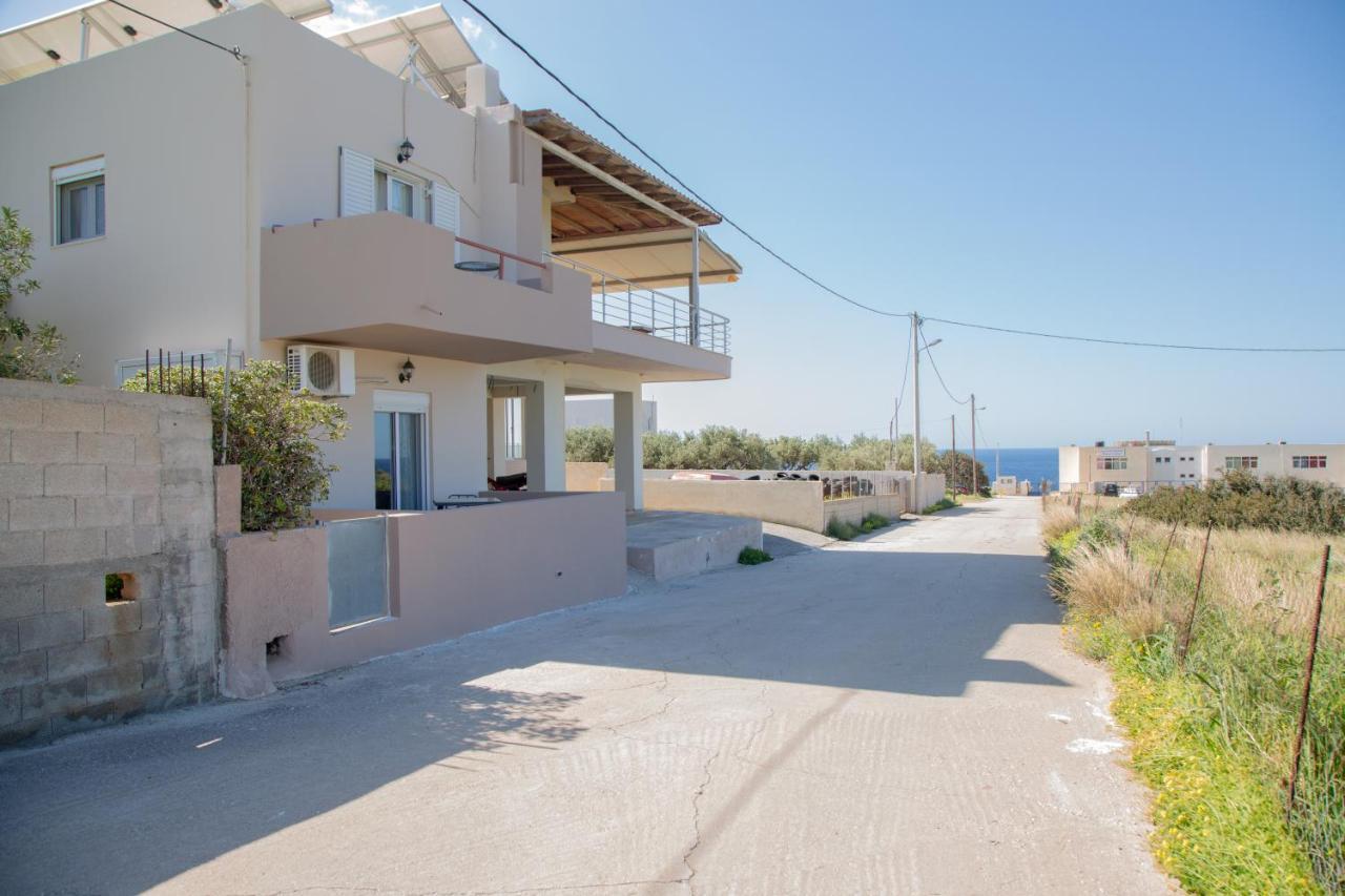 Studio Athena With Panoramic View Of Makrygialos Pilanísmata Exterior foto