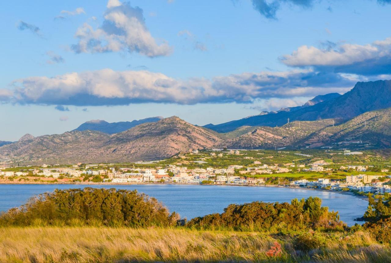 Studio Athena With Panoramic View Of Makrygialos Pilanísmata Exterior foto