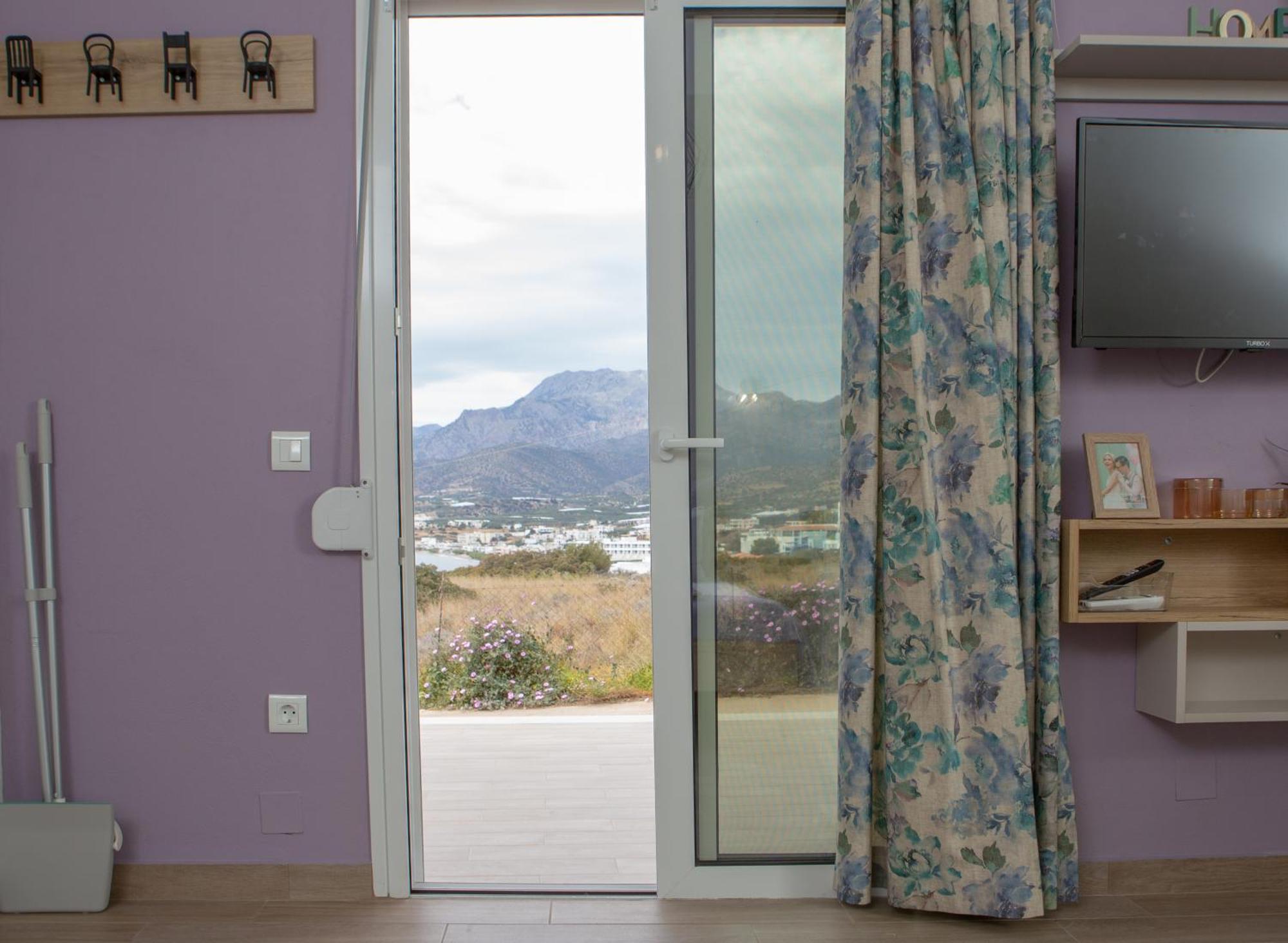 Studio Athena With Panoramic View Of Makrygialos Pilanísmata Exterior foto